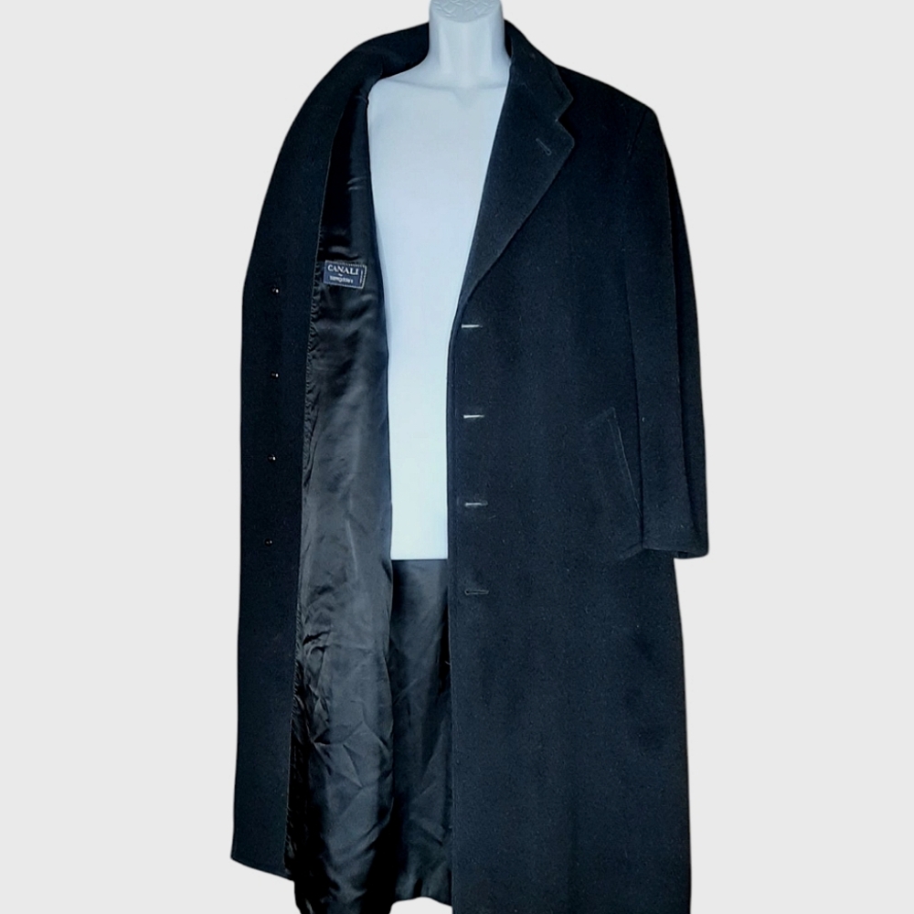 CANALI | WoolMark | Virgin Wool | Cupro Lined | Business Coat / Trench